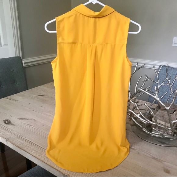 RACHEL ZOE MUSTARD TOP - NWT! - Picture 4 of 8
